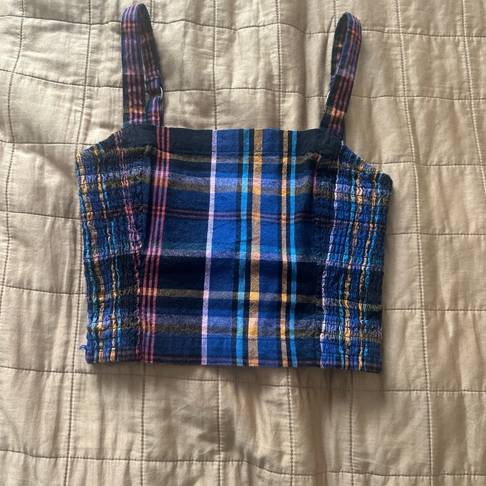 Plaid top